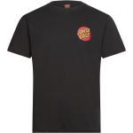 Classic Dot Chest T-Shirt Tops T-Kortærmet Skjorte Black Santa Cruz