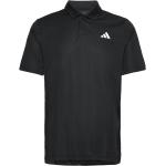 Sorte Sporty adidas Performance Kortærmede polo shirts med korte ærmer Størrelse XL 