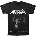 Collectors Mine Herren T-Shirt Anthrax-Among The Living, Schwarz (Black), M / 48