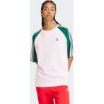 Farverige adidas T-shirts med rund hals i Jersey med rund udskæring Størrelse XL til Damer 