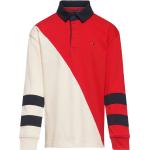 Flerfarvede Farverige Tommy Hilfiger Langærmede polo shirts Med lange ærmer Størrelse XL 