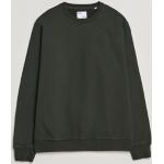 Grønne Klassiske Colorful Standard Økologiske Bæredygtige Sweatshirts i Bomuld Størrelse XXL til Herrer 