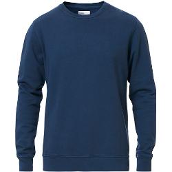 Petroleumsblå Klassiske Colorful Standard Økologiske Bæredygtige Sweatshirts i Bomuld Størrelse XL til Herrer 