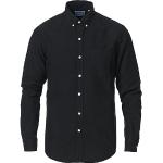 Sorte Klassiske Colorful Standard Økologiske Bæredygtige Oxford skjorter i Bomuld Button down Størrelse XL til Herrer 