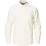 Hvide Klassiske Colorful Standard Økologiske Bæredygtige Oxford skjorter i Bomuld Button down Størrelse XL til Herrer 