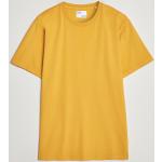 Gule Klassiske Colorful Standard Økologiske T-shirts med rund hals med rund udskæring med korte ærmer Størrelse XL til Herrer 