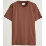 Brune Klassiske Colorful Standard Økologiske T-shirts med rund hals med rund udskæring med korte ærmer Størrelse XL til Herrer 