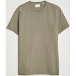 Oliven Klassiske Colorful Standard Økologiske T-shirts med rund hals med rund udskæring med korte ærmer Størrelse XL til Herrer 