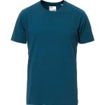 Blå Klassiske Colorful Standard Økologiske T-shirts med rund hals med rund udskæring med korte ærmer Størrelse XL til Herrer 