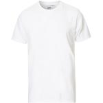 Hvide Klassiske Colorful Standard Økologiske T-shirts med rund hals med rund udskæring med korte ærmer Størrelse XXL til Herrer 