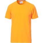 Orange Klassiske Colorful Standard Økologiske T-shirts med rund hals med rund udskæring med korte ærmer Størrelse XL til Herrer 