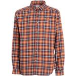 Orange Klassiske Columbia Langærmede skjorter i Flonel Med lange ærmer Størrelse XL til Herrer på udsalg 