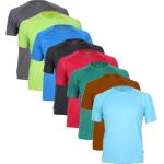 Blå Klassiske  Økologiske T-shirts med rund hals i Polyester Størrelse XXL til Herrer 