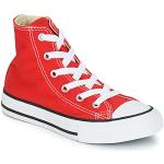 Røde Converse Chuck Taylor Høje sneakers Hælhøjde op til 3 cm Størrelse 27 til Børn 
