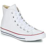Hvide Converse Chuck Taylor Høje sneakers i Læder Hælhøjde op til 3 cm Størrelse 37 til Damer 
