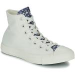 Hvide Converse Chuck Taylor Høje sneakers Hælhøjde op til 3 cm Størrelse 36 med Camouflage til Damer på udsalg 