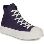 Violette Converse Chuck Taylor Høje sneakers Hælhøjde 3 - 5 cm Størrelse 37 med Camouflage til Damer på udsalg 