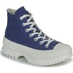 Marineblå Converse Chuck Taylor Plateau sneakers Hælhøjde op til 3 cm Størrelse 35 til Damer på udsalg 