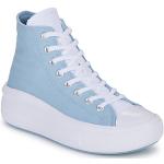 Blå Converse Chuck Taylor Høje sneakers Hælhøjde 5 - 7 cm Størrelse 37 til Damer 