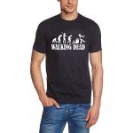 Coole-Fun-T-Shirts Herren Walking Dead Evolution Zombie T-Shirt, Blau (Navy), XX-Large