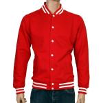 Røde funshirts College jakker Størrelse XL 