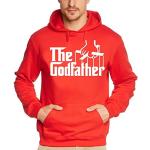 Coole-Fun-T-Shirts Sweatshirt THE GODFATHER HOODIE, rot, S, 10575_rot_hoodie_GR.S