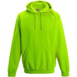 Neongrønne funshirts Hættetrøjer i Polyester Størrelse XL 