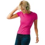Neonpink funshirts T-shirts i Jersey Størrelse XL til Damer 