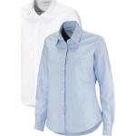 Hvide Økologiske Oxford skjorter i Bomuld Button down Størrelse XL til Damer på udsalg 