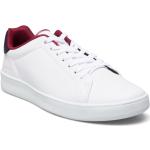 Hvide Tommy Hilfiger Low-top sneakers i Læder 