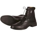 Sorte Elegant Kerbl Læderstøvler i Læder Med snøre Størrelse 39 til Herrer på udsalg 