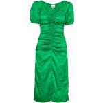 Grønne Ganni Festlige kjoler i Satin Størrelse XL til Damer 