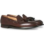 Mørkebrune Elegant Crockett & Jones Loafers i Læder Størrelse 43.5 til Herrer 