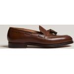 Mørkebrune Elegant Crockett & Jones Loafers i Læder Størrelse 40.5 til Herrer 