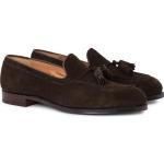Mørkebrune Elegant Crockett & Jones Loafers Størrelse 44 til Herrer 