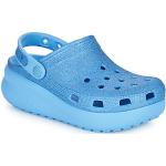 Blå Crocs Sommer Badesandaler med Glitter Hælhøjde op til 3 cm Størrelse 29 til Børn på udsalg 