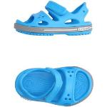 Lyseblå Crocs Sommer Sandaler med velcro Med velcro Størrelse 24 til Baby på udsalg 