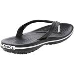 Crocs Unisex adult crocband flip clogs. (Crocband Flip) - black, size: 45/46 EU
