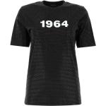 Sorte DSQUARED2 Sommer T-shirts med tryk i Bomuld med Glitter Størrelse XL med Prikker til Damer på udsalg 