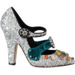 Grå Dolce & Gabbana Mary Jane pumps Størrelse 36 til Damer på udsalg 