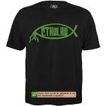 Cthulhu Fish - Geek shirt made from 100% organic cotton., Size L