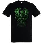 CTHULHU R'LYEH T-SHIRT - Wars Horror Arkham H. P. Lovecraft Miskatonic T-Shirt Sizes S - 5XL (L)
