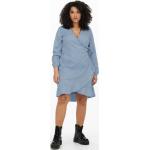 Blå Korte ONLY Aftenkjoler i Lyocell Størrelse XL til Damer på udsalg 
