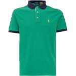 Grønne POLO RALPH LAUREN Kortærmede polo shirts med korte ærmer Størrelse XL til Herrer 