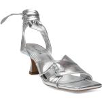 Sølvfarvede Dante6 Sommer Sandaler med hæl 