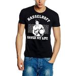 David Hassel Hoff Saved My Live Dont Hassel The Hoff – Baywatch – T-shirt - black Size:S