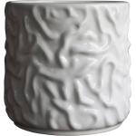 Hvide 24 cm Opbevaringskrukker i Keramik 24 cm Ø