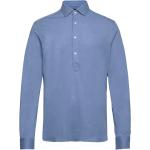 Blå Tommy Hilfiger Langærmede polo shirts Med lange ærmer Størrelse XL 