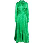Grønne Maxi Dea Kudibal Aftenkjoler i Silke Med lange ærmer Størrelse XL med Stretch til Damer 
