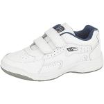 Hvide Sneakers med velcro med standardsål Med velcro Størrelse 45 